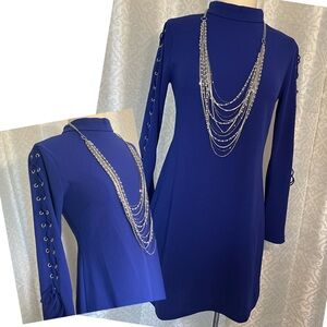 Favlux Fashion blue mini dress